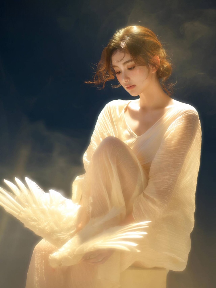 Vintage Fashion Photography - ชุดถ่ายภาพแนวภาพวาดสีน้ำมันสไตล์วินเทจใหม่ปี 2026 สำหรับการถ่ายภาพในสตูดิโอ สร้างบรรยากาศสาวงาม ให้ความรู้สึกแฟชั่น