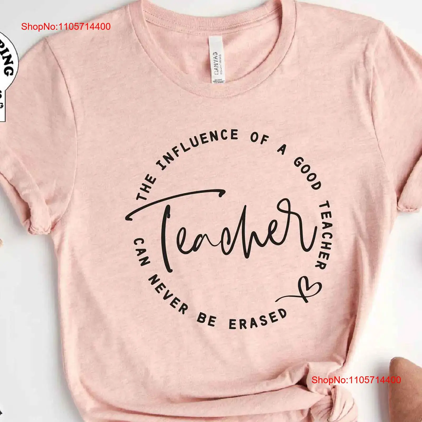 Vintage Fashion Influencer - อิทธิพลของครูที่ดีไม่สามารถลบเลือนได้ เสื้อยืดโรงเรียนประถมศึกษา โรงเรียนอนุบาล วินเทจ ซักแล้วเนื้อนุ่ม สตรีทแวร์