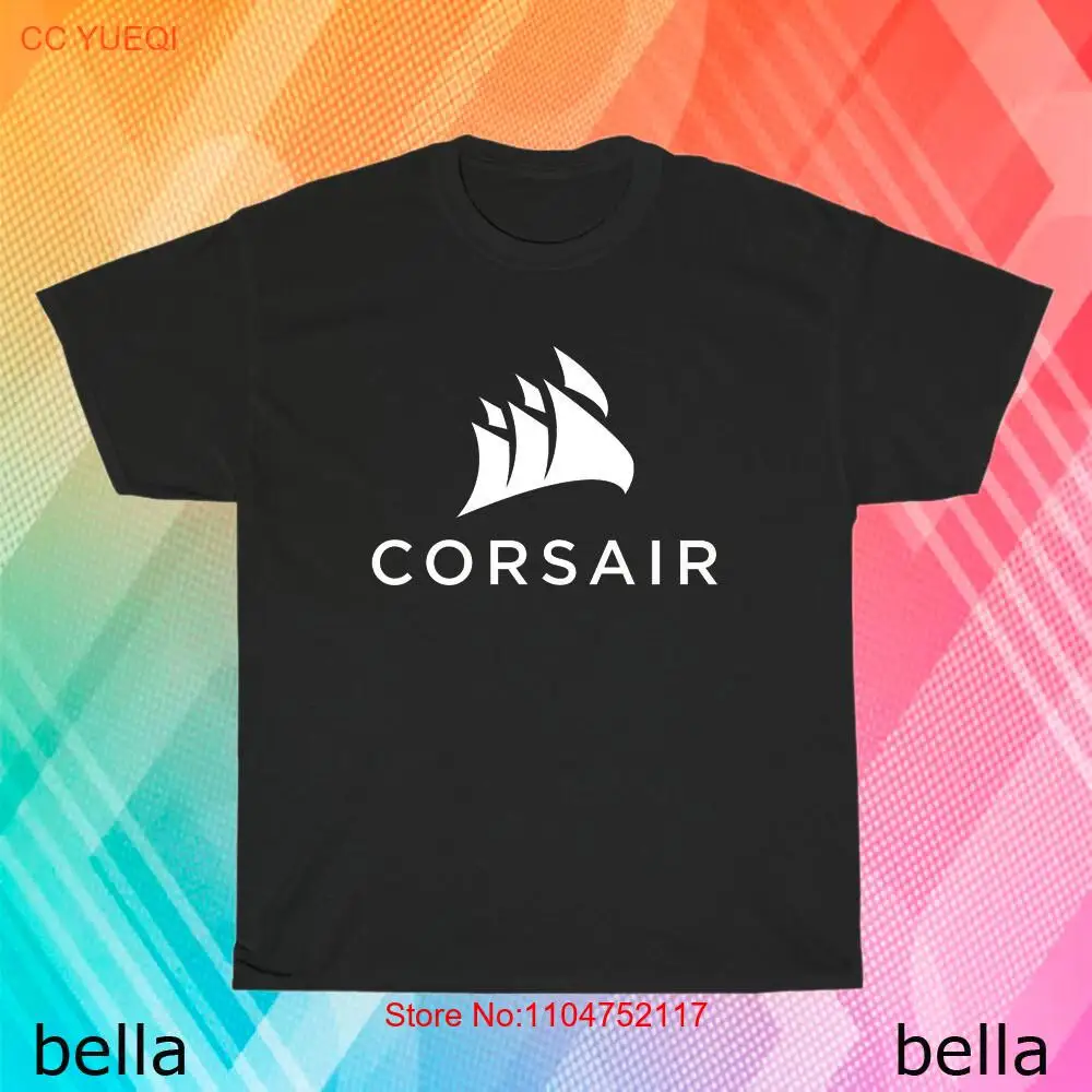 Vintage Fashion Logo - ใหม่ Corsair Gaming โลโก้ T เสื้อตลกขนาด