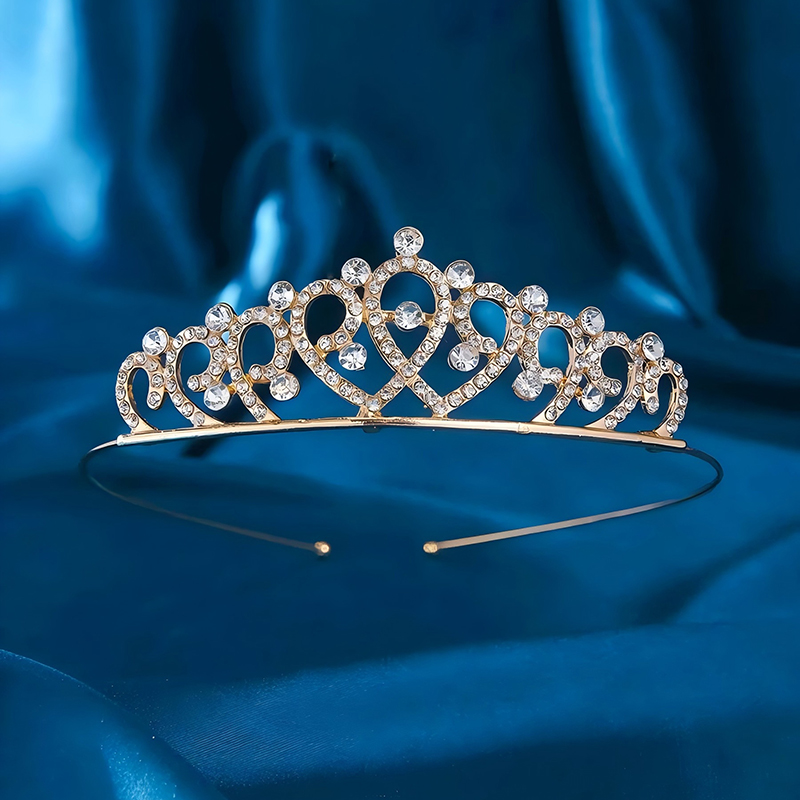 Vintage Fashion Photography - 1 PC แฟชั่นสุภาพสตรี Princess Crown อุปกรณ์เสริมผมวันเกิดการถ่ายภาพเครื่องประดับตกแต่งผู้ใหญ่ของขวัญ