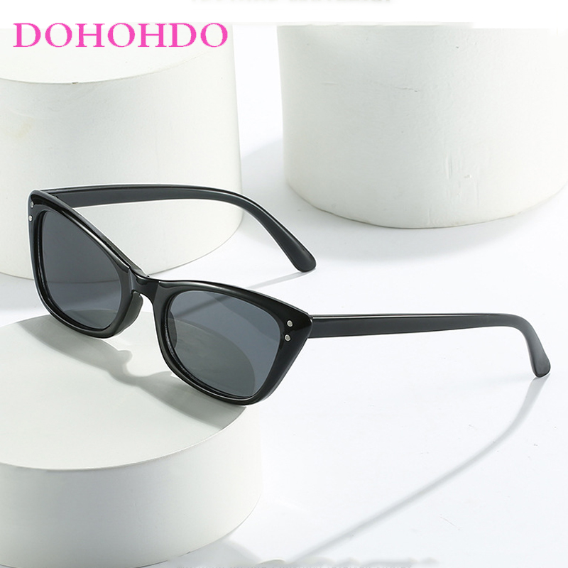 Vintage Fashion Photography - Vintage Cat Eye แว่นตากันแดดผู้หญิงผู้ชายแฟชั่นอินเทรนด์ยี่ห้อ Designer ดวงอาทิตย์แว่นตา