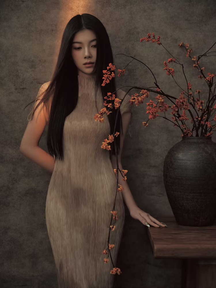 Vintage Fashion Photography - ชุดถ่ายภาพแนวศิลปะจีนแบบใหม่ ปี 2026 สำหรับสตูดิโอ ให้บรรยากาศวินเทจ สร้างความรู้สึกเฉพาะตัว