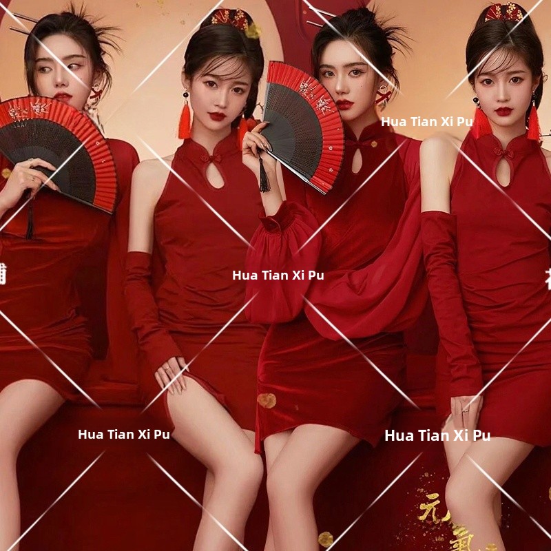 Vintage Fashion Photography - สตูดิโอถ่ายภาพวินเทจปีใหม่ แฟชั่น ภาพถ่ายเพื่อนสนิท เสื้อผ้าแนวชาติพันธุ์ แนวโน้มใหม่ สาวรุ่นใหม่