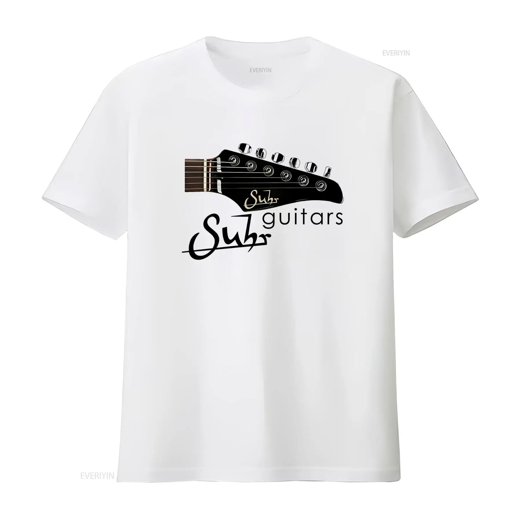 เสื้อยืดพิมพ์ลายโลโก้กีตาร์ Su - Vintage Fashion Logo บทวิจารณ์และราคา