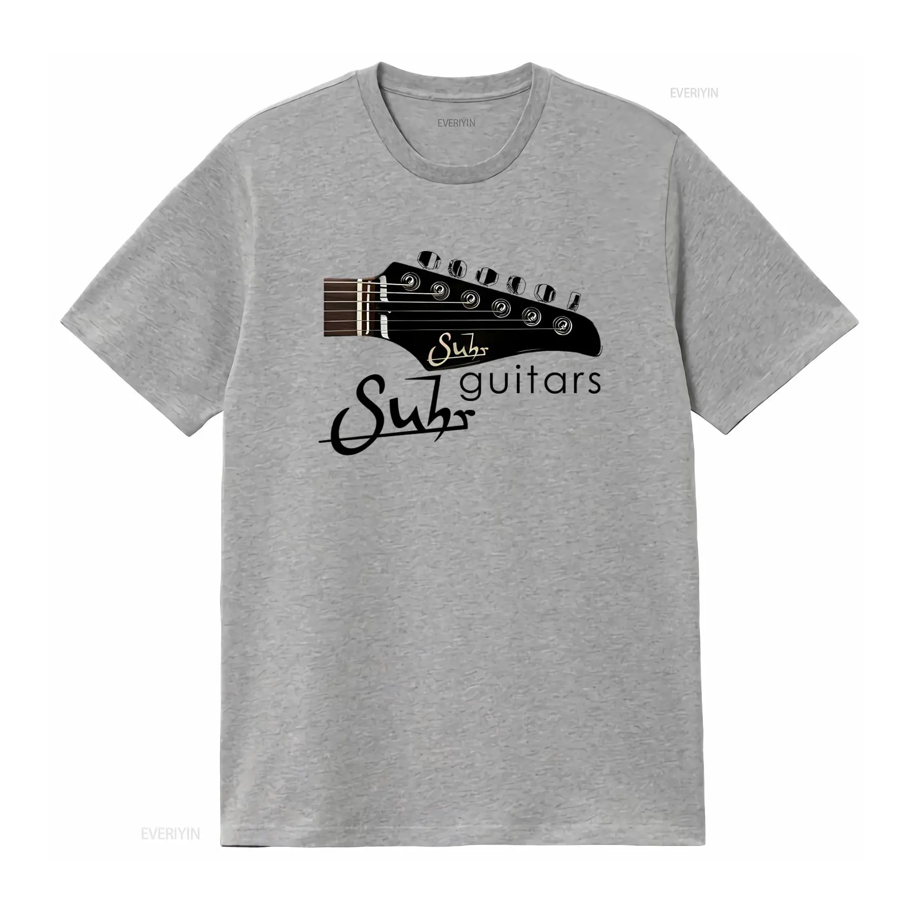 เสื้อยืดพิมพ์ลายโลโก้กีตาร์ Su - Vintage Fashion Logo บทวิจารณ์และราคา