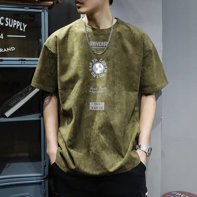 เสื้อผ้าผู้ชายคอกลมแขนสั้นสไตล - Vintage Fashion Hong Kong บทวิจารณ์และราคา