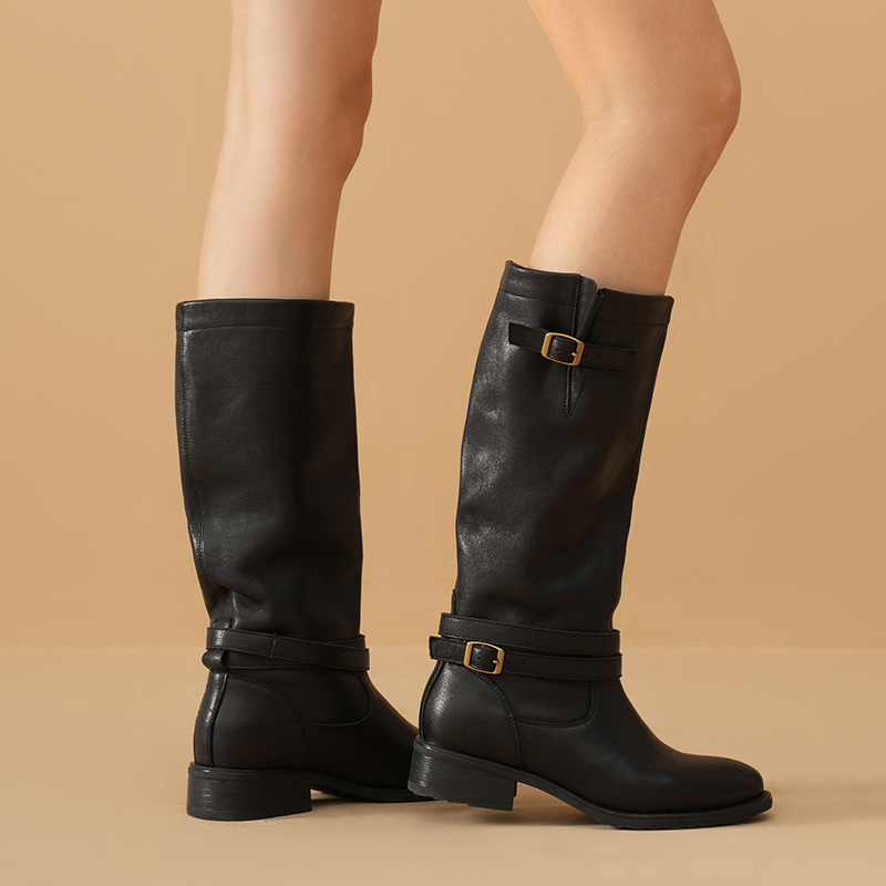 BEAUTODAY รองเท้าบูทยาวผู้หญิง - Vintage Old Fashion บทวิจารณ์และราคา