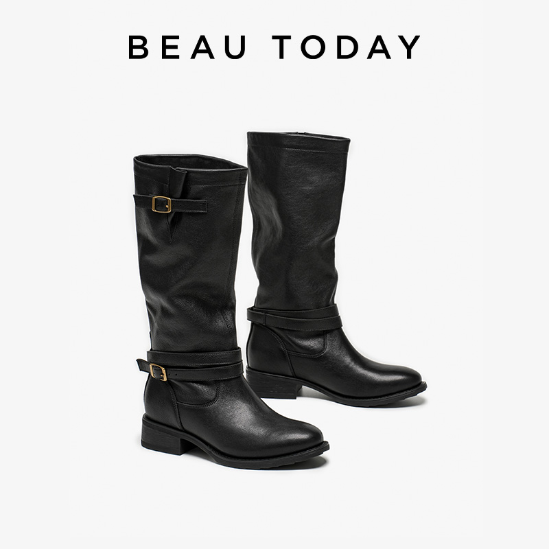 BEAUTODAY รองเท้าบูทยาวผู้หญิง - Vintage Old Fashion บทวิจารณ์และราคา