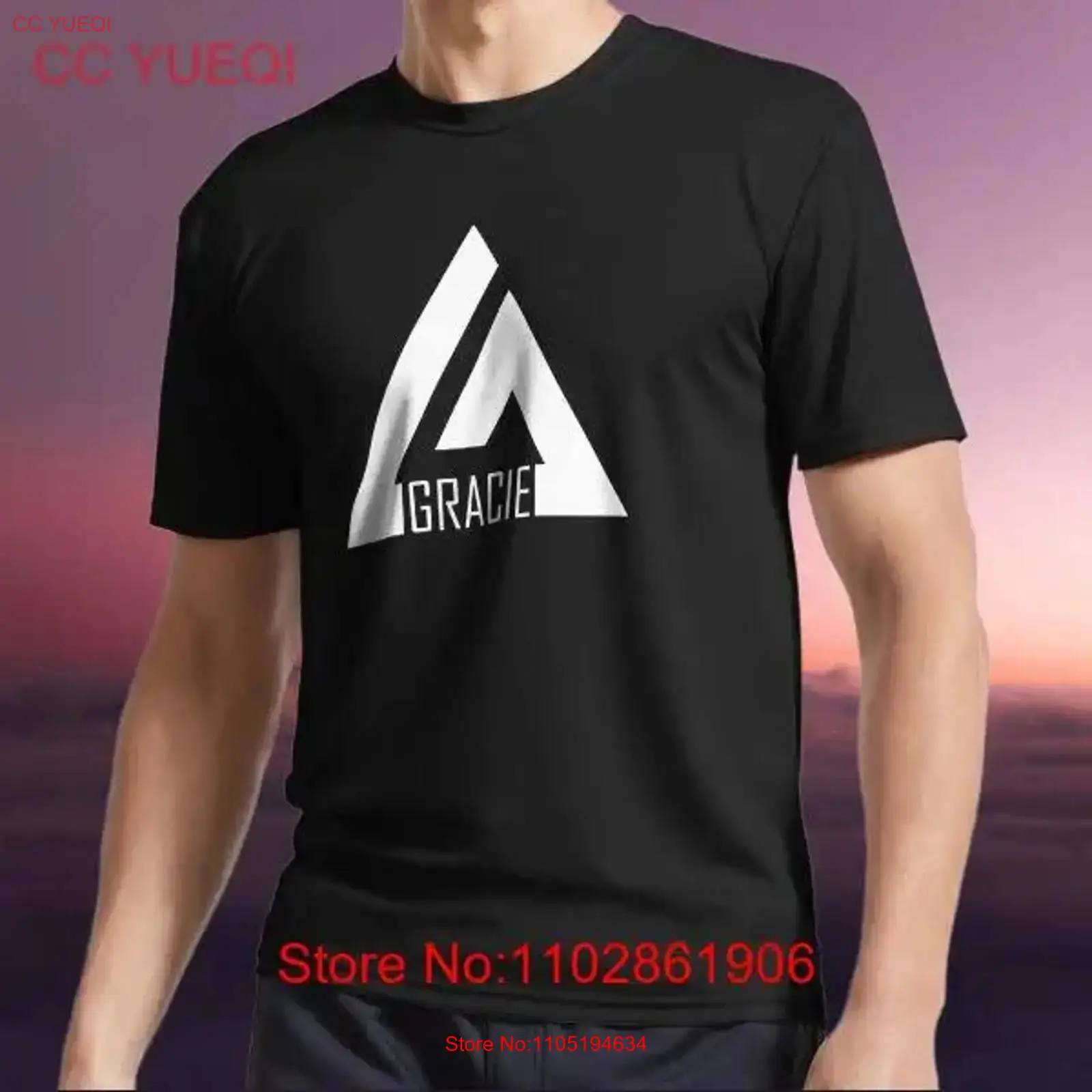 เสื้อยืดใหม่ BJJ Gracie Active - Vintage Fashion Logo บทวิจารณ์และราคา