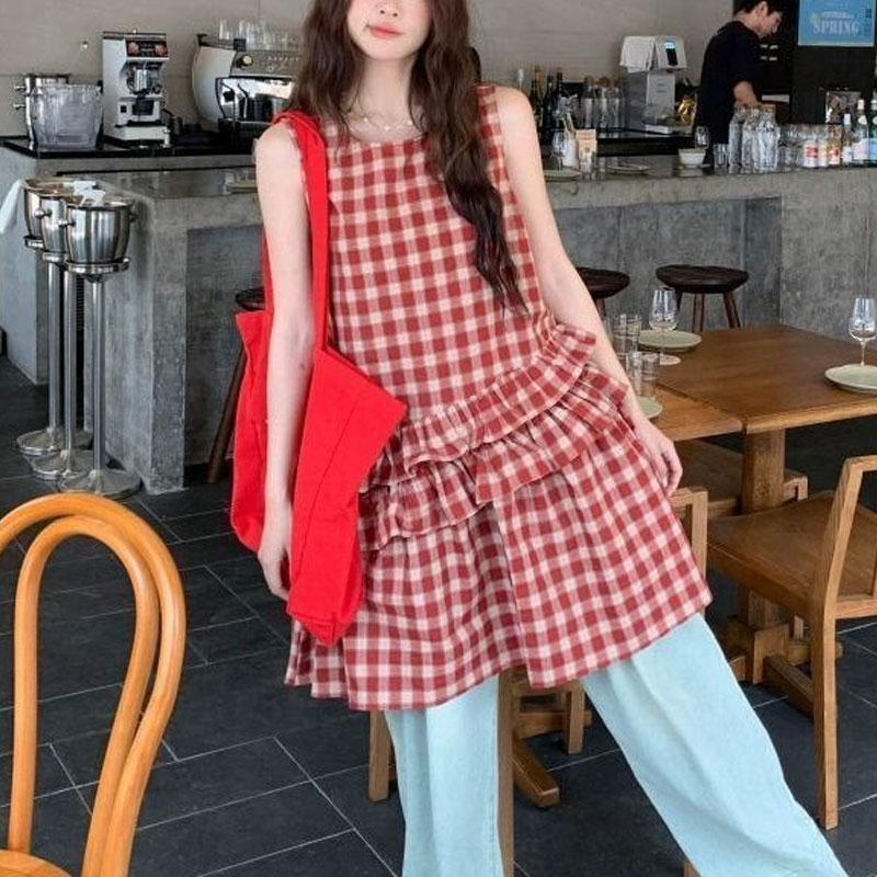 แฟชั่นRuffles Patchworkฤดูร้อน - Vintage Fashion Hong Kong บทวิจารณ์และราคา