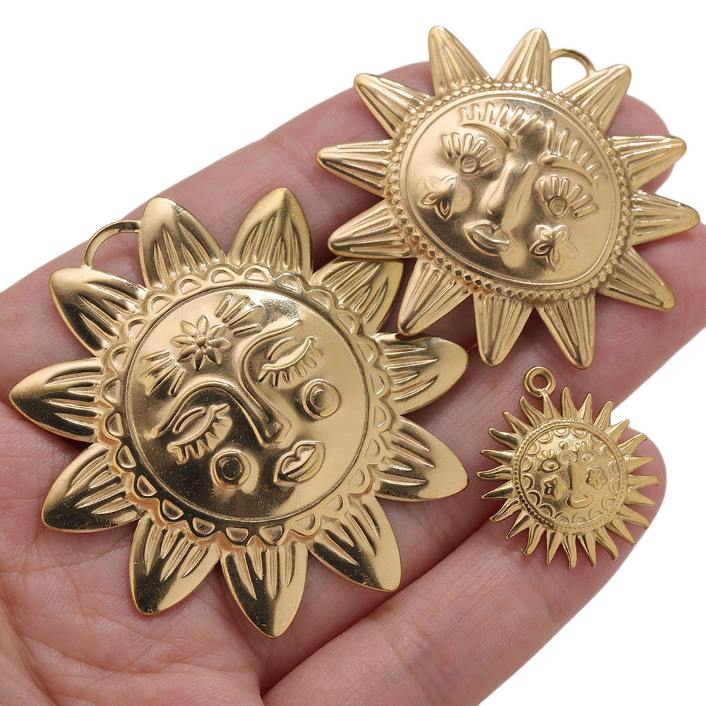 จี้ทอง PVD 5 ชิ้น สแตนเลสสตีล  - Vintage Fashion Stores บทวิจารณ์และราคา