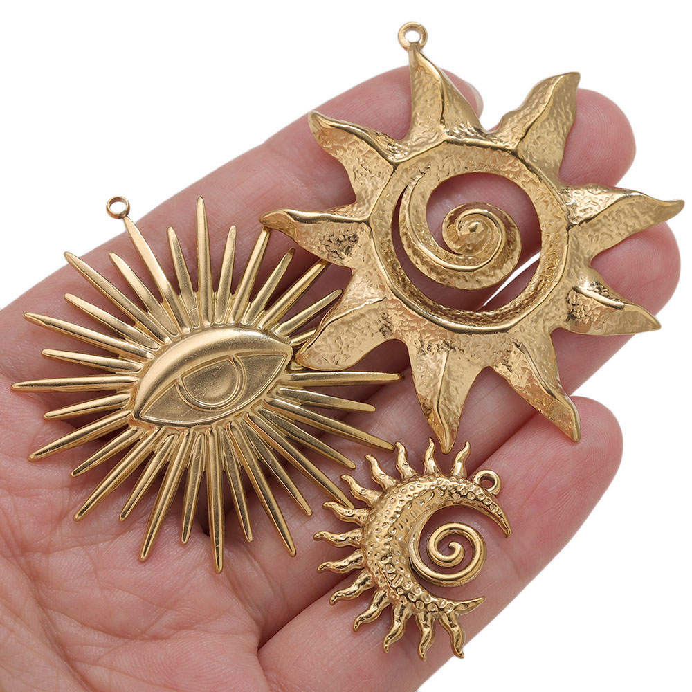 จี้ทอง PVD 5 ชิ้น สแตนเลสสตีล  - Vintage Fashion Stores บทวิจารณ์และราคา