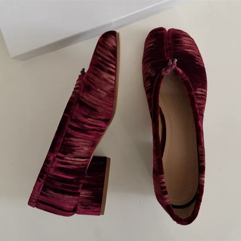 รองเท้าบัลเล่ต์ผู้หญิงแบบสวม ด - Vintage Old Fashion บทวิจารณ์และราคา