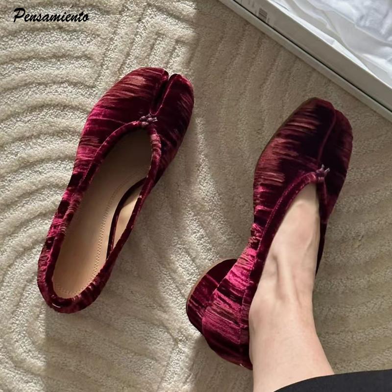 รองเท้าบัลเล่ต์ผู้หญิงแบบสวม ด - Vintage Old Fashion บทวิจารณ์และราคา