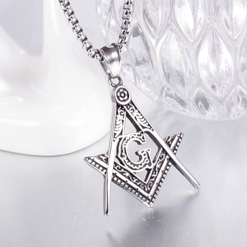 สร้อยคอจี้รูปทรงฟรีเมสัน New A - Vintage Fashion Stuff บทวิจารณ์และราคา