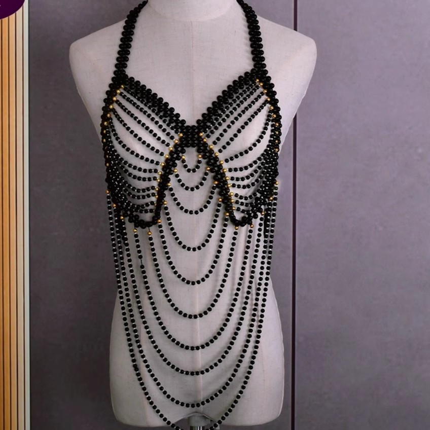 ผ้าคลุมไหล่ไหมพรมถักมือประดับม - Vintage Fashion Photography บทวิจารณ์และราคา