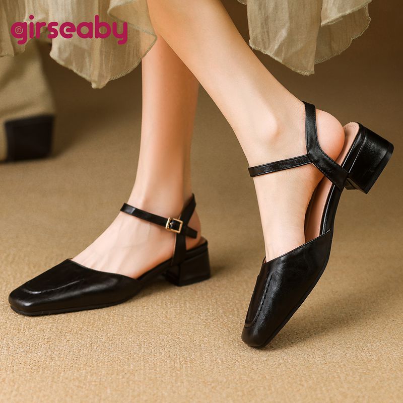 Girseaby 2025 รองเท้าแตะหญิงสแ - Vintage Fashion Plus Size บทวิจารณ์และราคา
