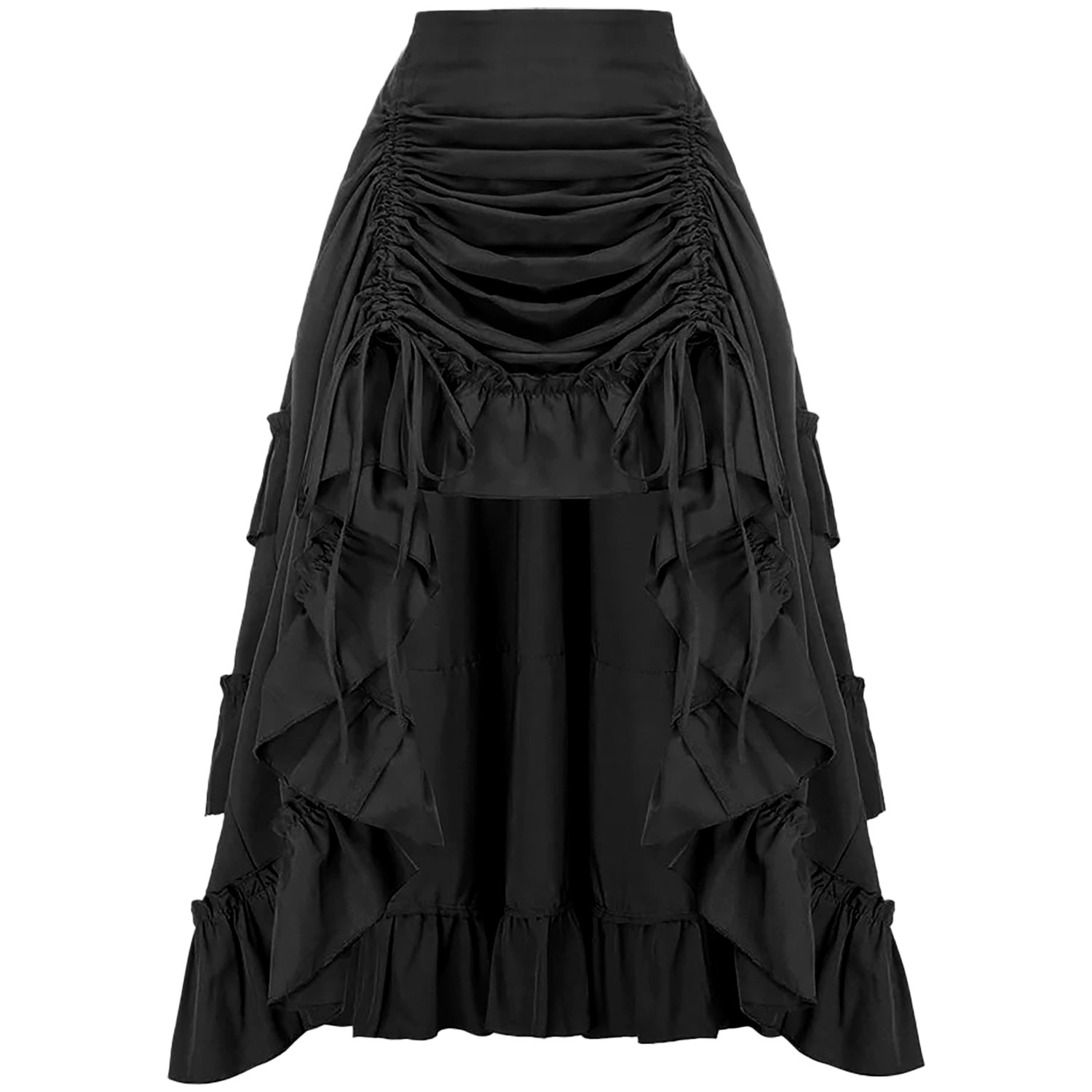 กระโปรงยาวทรงวิคตอเรียนเอวสูงแ - Vintage Fashion Stores บทวิจารณ์และราคา