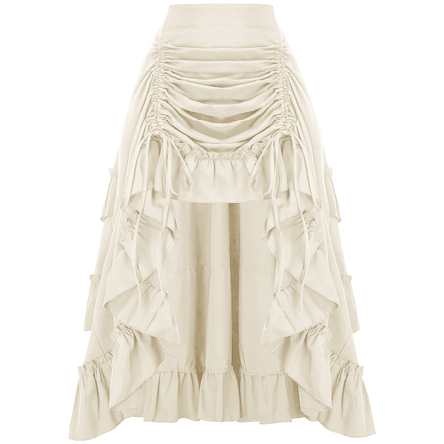 กระโปรงยาวทรงวิคตอเรียนเอวสูงแ - Vintage Fashion Stores บทวิจารณ์และราคา