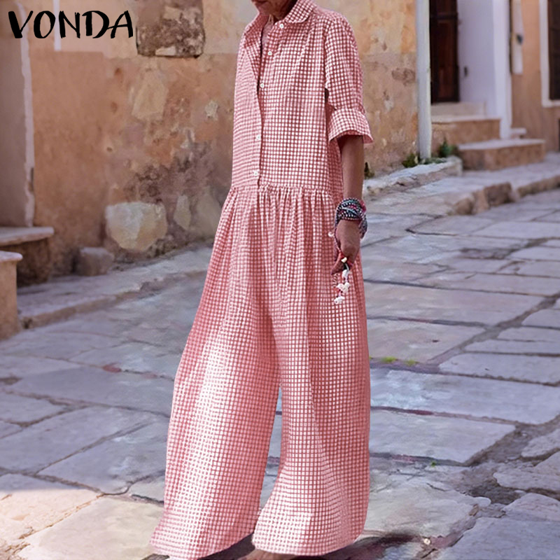 จั๊มพ์สูทวินเทจ VONDA ไซส์ใหญ่ - Vintage Fashion Plus Size บทวิจารณ์และราคา