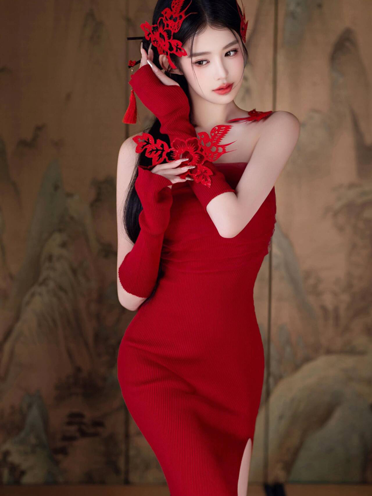 ใหม่ 2026 สไตล์วินเทจสีแดง สตู - Vintage Fashion Photography บทวิจารณ์และราคา