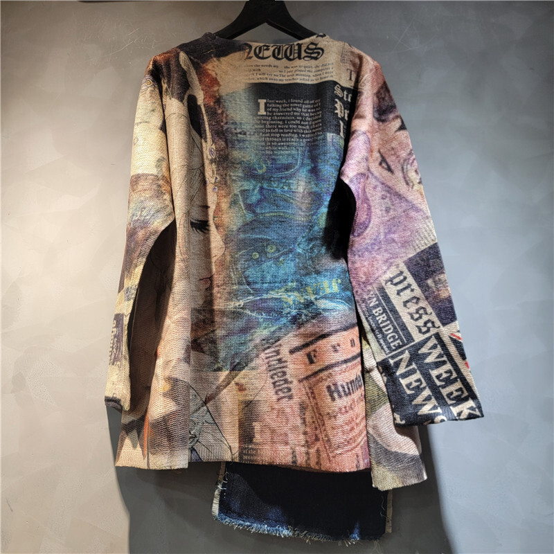 เสื้อสเวตเตอร์ไหมพรม WTHT แฟชั - Vintage Fashion Influencer บทวิจารณ์และราคา